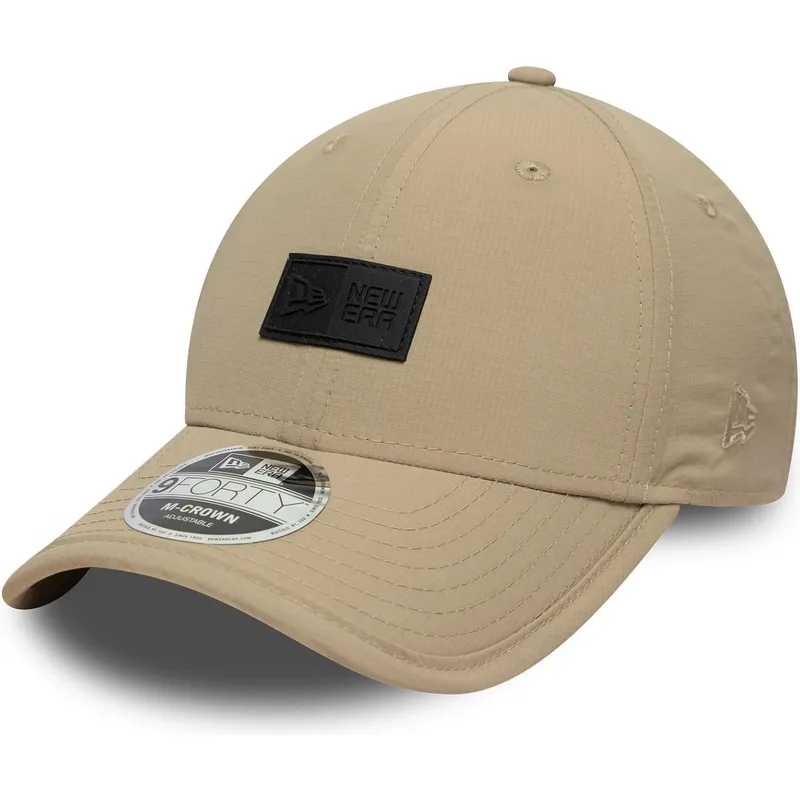cap-zaobljena-beige-adjustable-strap-9forty-m-crown-new-era