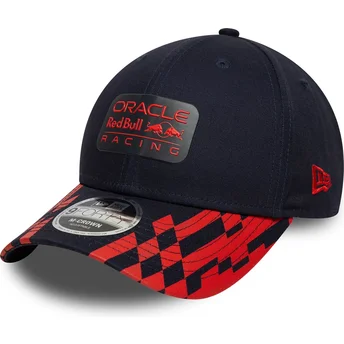 Kapa zaobljena mornarsko plava snapback 9FORTY M-Crown Visor Print Red Bull Racing Formula 1 New Era