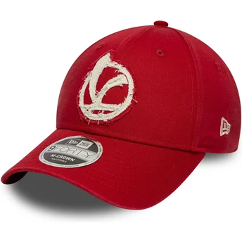 Kape zaobljena crvena snapback 9FORTY M-Crown 80th Year Vespa Piaggio New Era