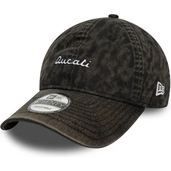 Kape zaobljena crna podesiva traka 9TWENTY Scrambler Ducati Motor MotoGP New Era