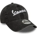 cap-zaobljena-black-adjustable-strap-9twenty-washed-vespa-piaggio-new-era