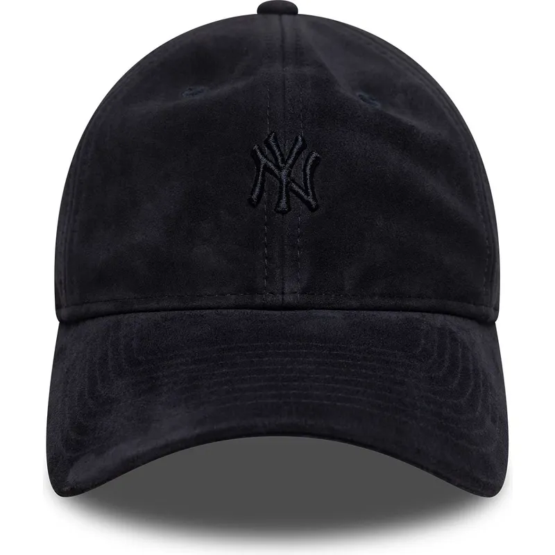 new-era-curved-brim-navy-blue-logo-9twenty-suede-new-york-yankees-mlb-navy-blue-adjustable-cap
