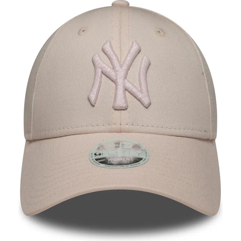 cap-zaobljena-pink-adjustable-strap-9forty-metallic-new-york-yankees-mlb-new-era