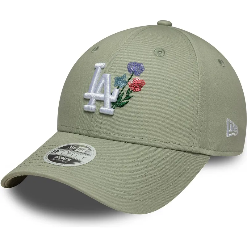kapa-zaobljena-zelena-podesiv-9forty-floral-icon-los-angeles-dodgers-mlb-new-era