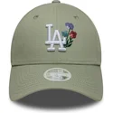 kapa-zaobljena-zelena-podesiv-9forty-floral-icon-los-angeles-dodgers-mlb-new-era
