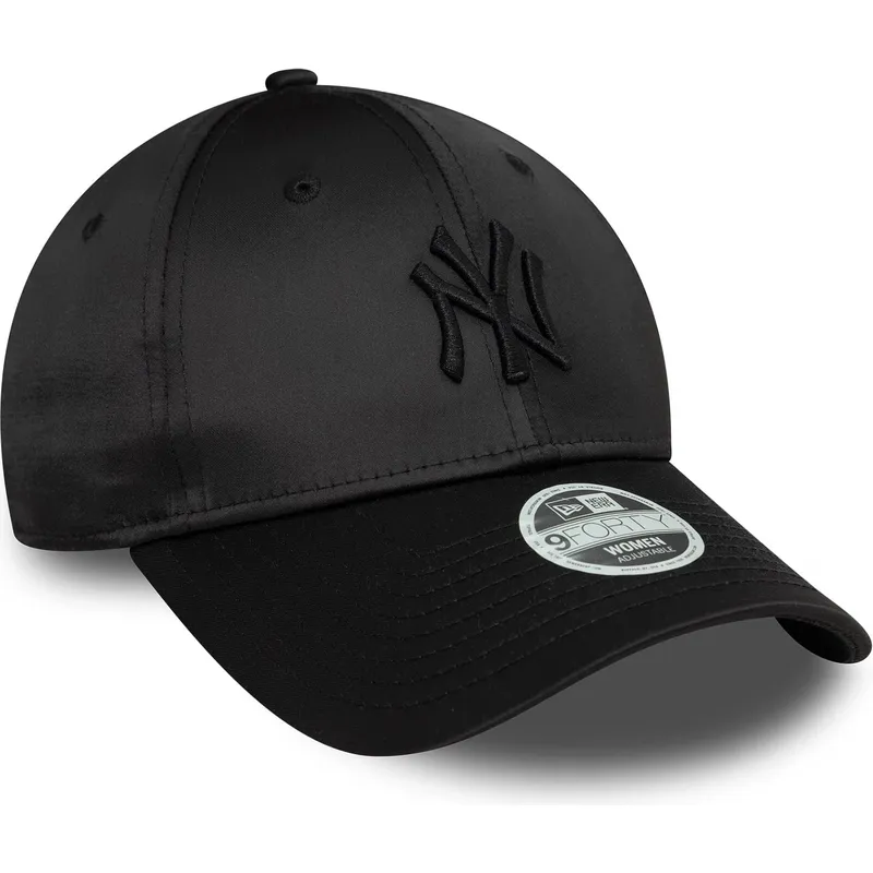 kapa-zaobljena-crna-snapback-9forty-satin-new-york-yankees-mlb-new-era