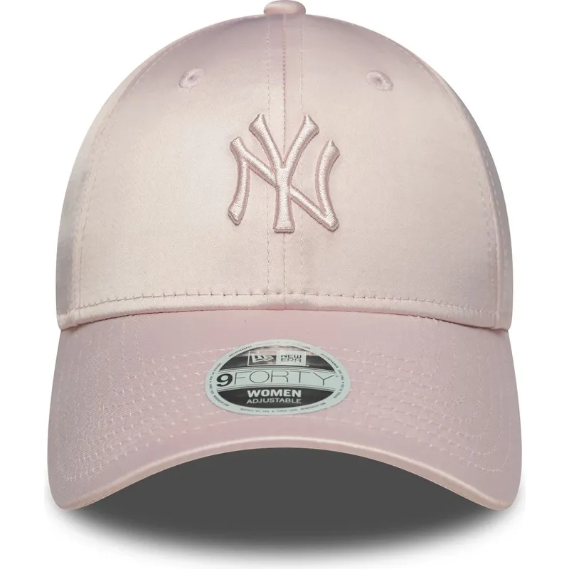 kapa-zaobljena-ruzicasta-podesiv-9forty-satin-new-york-yankees-mlb-new-era