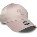 kapa-zaobljena-ruzicasta-podesiv-9forty-satin-new-york-yankees-mlb-new-era