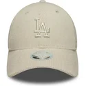 kape-zaobljena-bez-podesiva-traka-9forty-m-crown-pastel-cord-los-angeles-dodgers-mlb-new-era