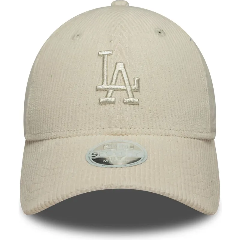 kape-zaobljena-bez-podesiva-traka-9forty-m-crown-pastel-cord-los-angeles-dodgers-mlb-new-era
