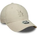 kapa-zaobljena-bez-podesiv-9forty-m-crown-pastel-cord-los-angeles-dodgers-mlb-new-era