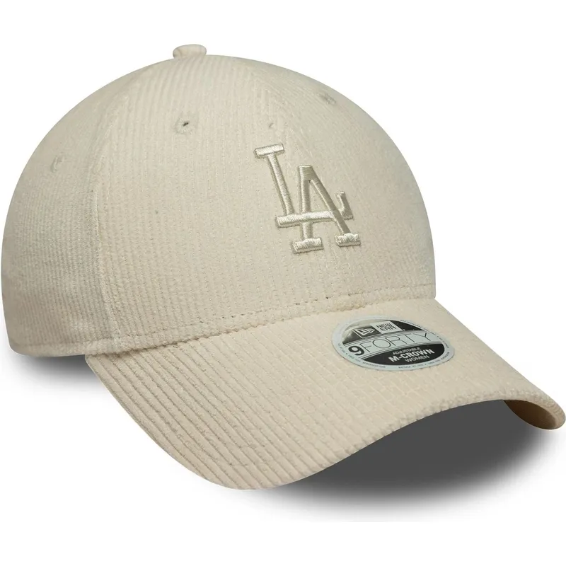 kapa-zaobljena-bez-podesiv-9forty-m-crown-pastel-cord-los-angeles-dodgers-mlb-new-era