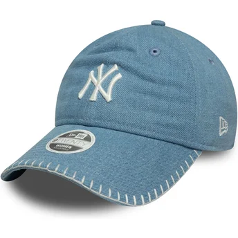 Cap zaobljena blue adjustable strap 9TWENTY Denim Stitch New York Yankees MLB New Era