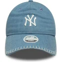 kapa-zaobljena-plava-podesiv-9twenty-denim-stitch-new-york-yankees-mlb-new-era