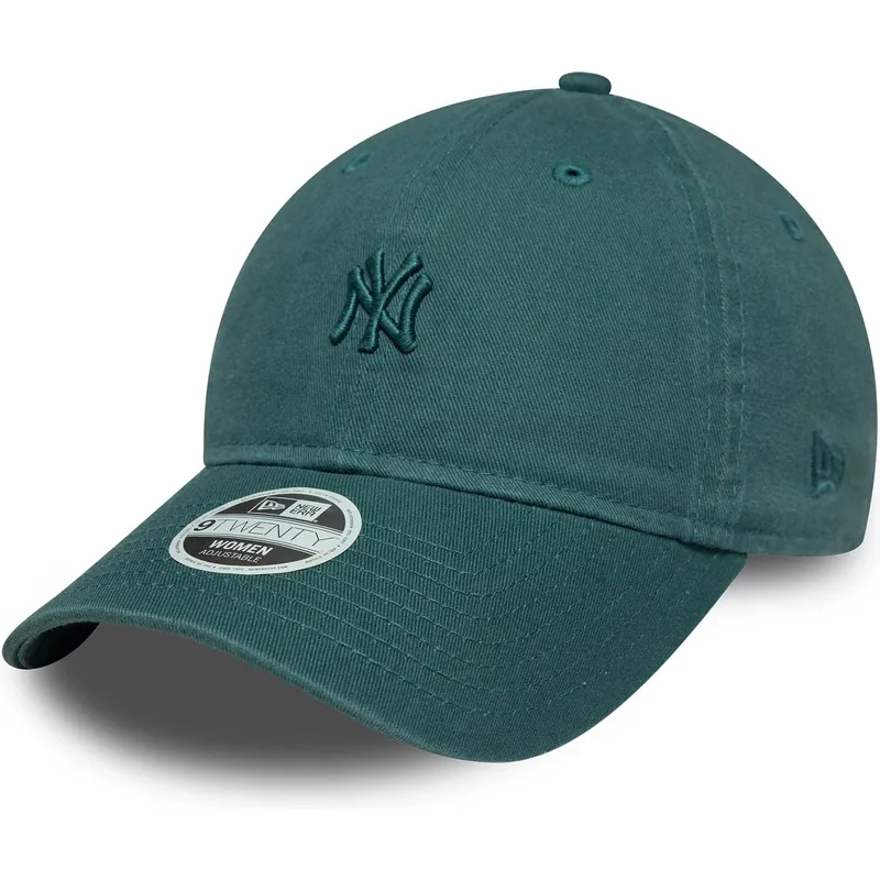 kapa-zaobljena-zelena-podesiv-9twenty-washed-mini-new-york-yankees-mlb-new-era