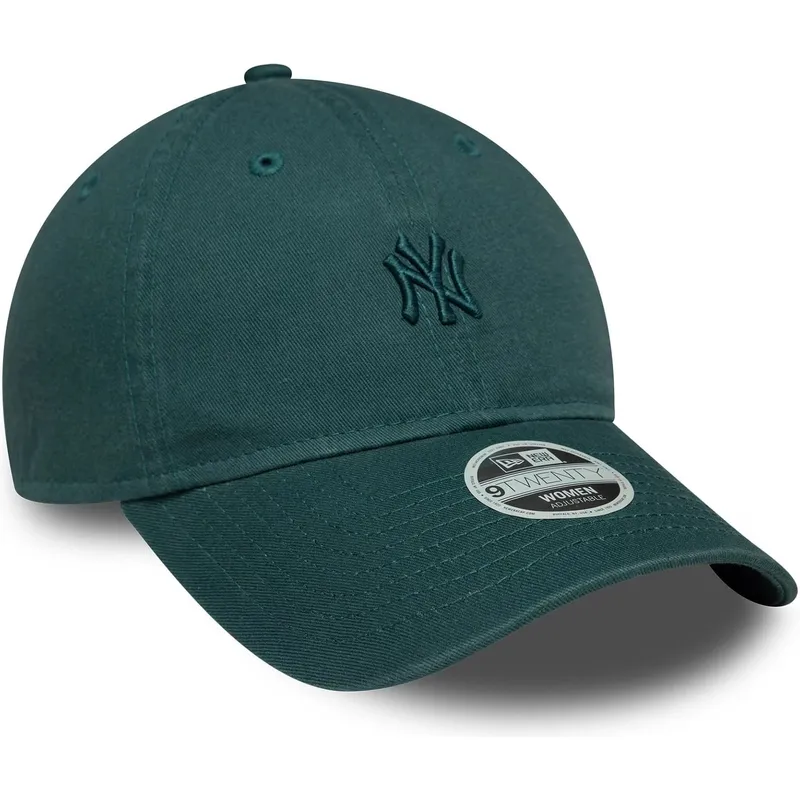 kapa-zaobljena-zelena-podesiv-9twenty-washed-mini-new-york-yankees-mlb-new-era
