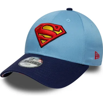 Cap zaobljena blue adjustable strap za djecu 9FORTY Superman DC Comics New Era