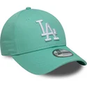 kapa-zaobljena-zelena-podesiv-za-djecu-9forty-league-essential-los-angeles-dodgers-mlb-new-era