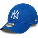 kapa-zaobljena-plava-podesiv-za-djecu-9forty-league-essential-new-york-yankees-mlb-new-era
