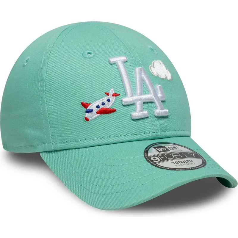 kapa-zaobljena-zelena-podesiv-za-djecu-9forty-plane-icon-new-york-yankees-mlb-new-era