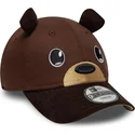 new-era-curved-brim-toddler-9forty-cord-ears-brown-adjustable-cap