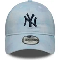 cap-zaobljena-blue-adjustable-strap-za-djecu-9twenty-tie-dye-new-york-yankees-mlb-new-era