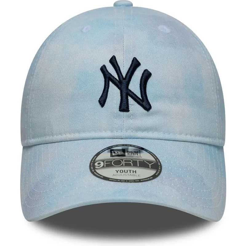 cap-zaobljena-blue-adjustable-strap-za-djecu-9twenty-tie-dye-new-york-yankees-mlb-new-era cap-zaobljena-blue-adjustable-strap-za-djecu-9twenty-tie-dye-new-york-yankees-mlb-new-era