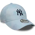 cap-zaobljena-blue-adjustable-strap-za-djecu-9twenty-tie-dye-new-york-yankees-mlb-new-era