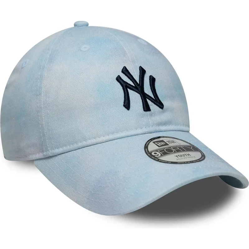 cap-zaobljena-blue-adjustable-strap-za-djecu-9twenty-tie-dye-new-york-yankees-mlb-new-era cap-zaobljena-blue-adjustable-strap-za-djecu-9twenty-tie-dye-new-york-yankees-mlb-new-era