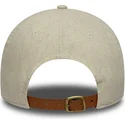 cap-zaobljena-beige-adjustable-strap-9twenty-linen-new-york-yankees-mlb-new-era