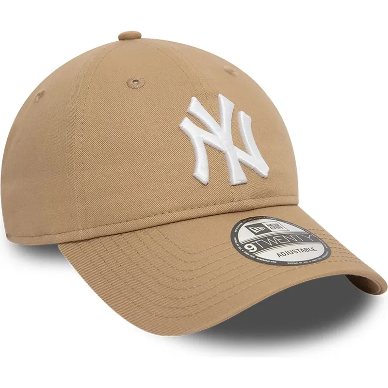 kapa-zaobljena-smeda-podesiv-9twenty-league-essential-new-york-yankees-mlb-new-era