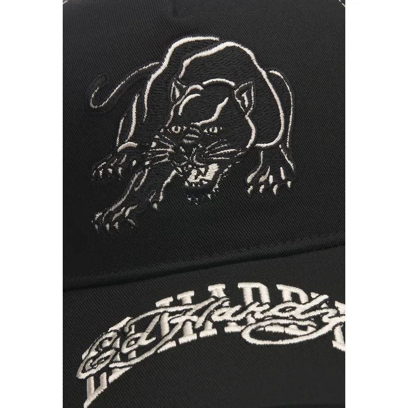 ed-hardy-contrast-stitch-panther-graphic-black-trucker-hat