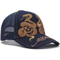 kapa-zaobljena-mornarsko-plava-snapback-skull-and-snakes-graphic-ed-hardy