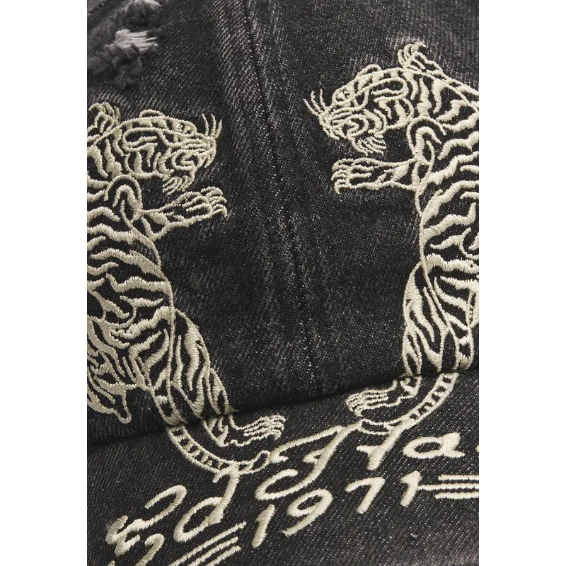 kapa-zaobljena-crna-podesiv-desert-tiger-ed-hardy