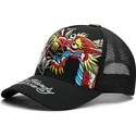 ed-hardy-dragon-and-roses-graphic-black-trucker-hat