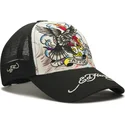 kapa-zaobljena-bijela-snapback-tattoo-eagle-graphic-ed-hardy