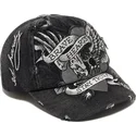 kapa-zaobljena-crna-podesiv-brave-hearts-ed-hardy