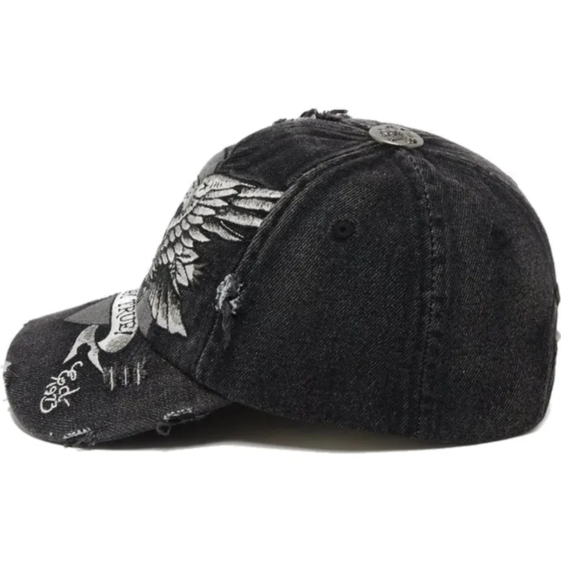 kapa-zaobljena-crna-podesiv-brave-hearts-ed-hardy