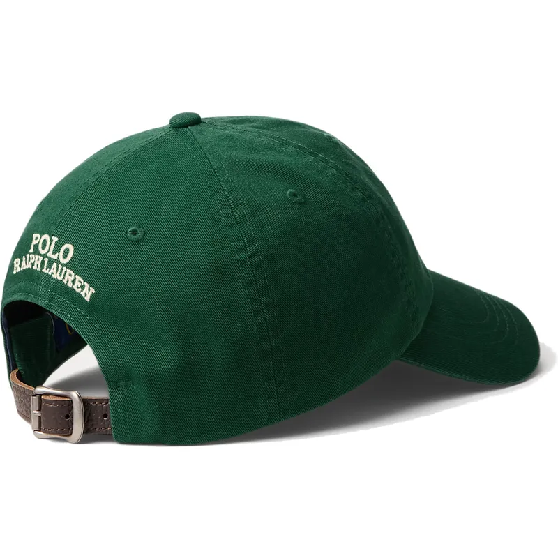 kape-zaobljena-zelena-podesiva-traka-classic-sport-twill-polo-bear-polo-ralph-lauren