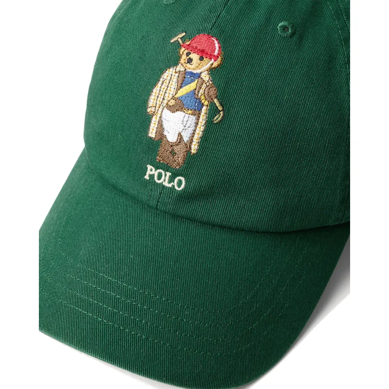 kape-zaobljena-zelena-podesiva-traka-classic-sport-twill-polo-bear-polo-ralph-lauren