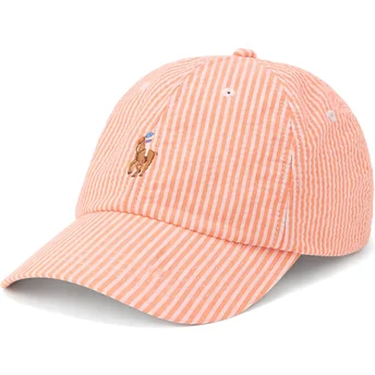Cap zaobljena orange adjustable strap Polo Ralph Lauren