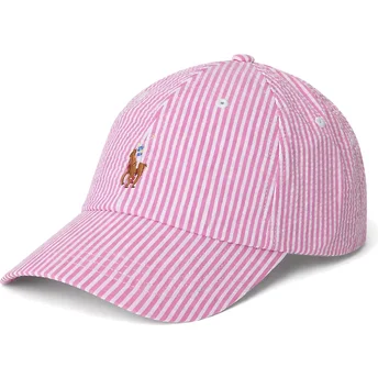 Cap zaobljena pink adjustable strap Polo Ralph Lauren