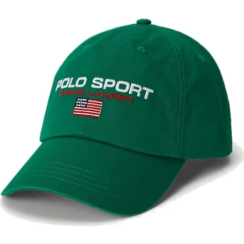 Kapa zaobljena zelena podesiv Sport Twill Polo Ralph Lauren