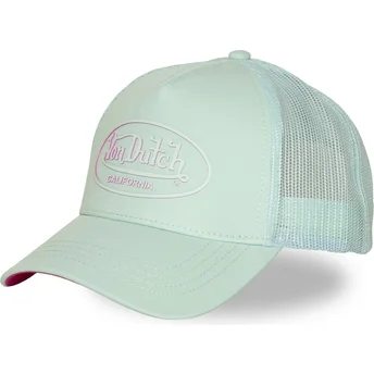 Kapa zaobljena zelena snapback rosa LOG21 Von Dutch
