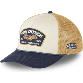 Kape zaobljena višebojno snapback marrón SEM07 Von Dutch