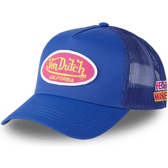 Kapa zaobljena plava snapback POLY12 Von Dutch
