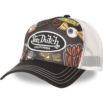 Kapa zaobljena crna snapback SUBL16 Von Dutch