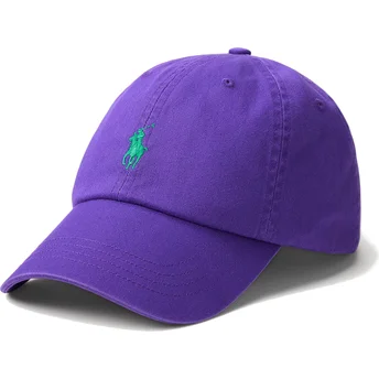 Kape zaobljena ljubičasta podesiva traka Cotton Chino Classic Sport Polo Ralph Lauren