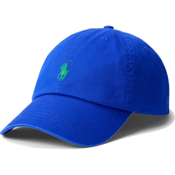 Kape zaobljena plava podesiva traka Cotton Chino Classic Sport Polo Ralph Lauren