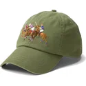 kapa-zaobljena-zelena-podesiv-twill-triple-pony-polo-ralph-lauren